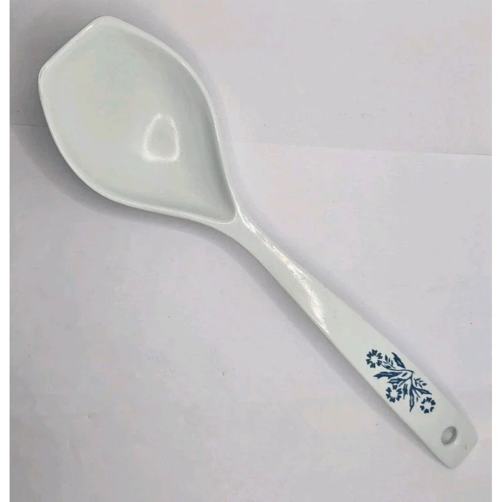 Vintage Foley Serving Spoon Scoop Utensil Melamine White
